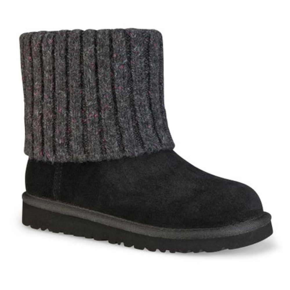 UGG Black Shea Boots - Big Kid SZ 5 /Women SZ 6.5